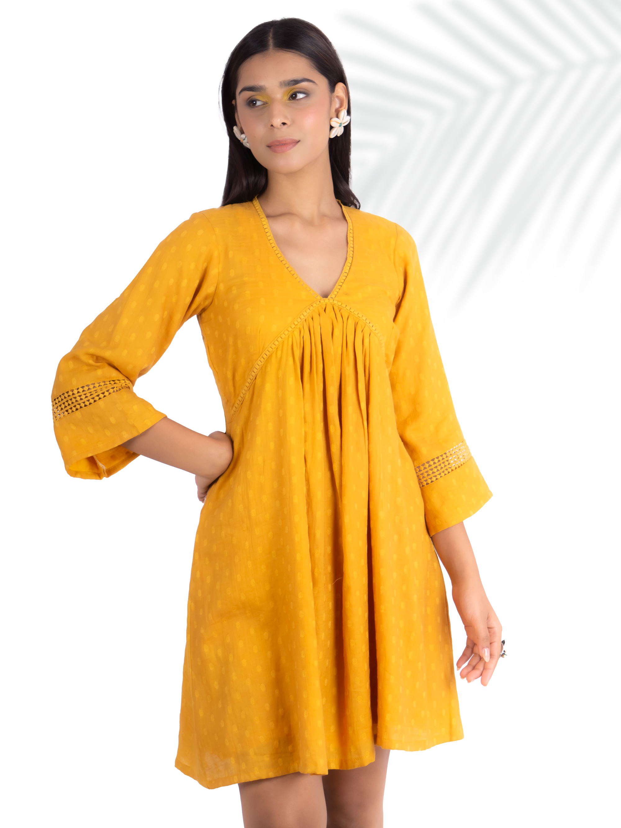 Yellow Women Kurta Kurti with Pant Dress Set Ethnic Designer Bollywood  Salwar Kameez